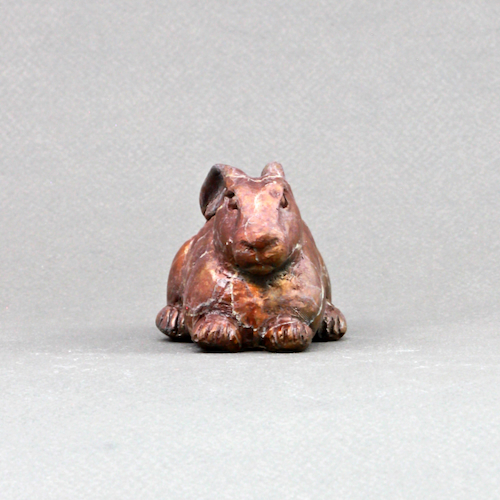 FL153 Rabbit Bronze 4x2x2 $375 at Hunter Wolff Gallery